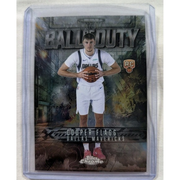 Other - 2025-26 Topps Chrome Cooper Flagg Ball of Duty RC Rookie Dallas Mavericks #BD-21